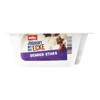 Йоурт із злаковими зірочками у шоколаді, 4,4%, 150г стакан  ТМ Muller