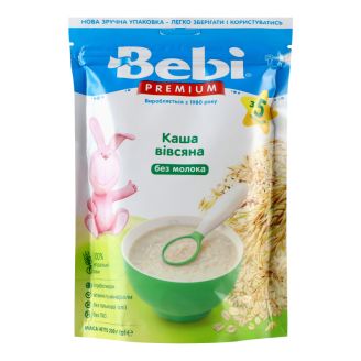 Каша безмолочна з 5 місяців Вівсяна 200г "Bebi Premium" Сербія