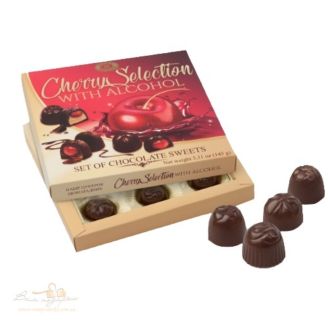 Цукерки Cherry Selection with alcohol 145г ХБФ
