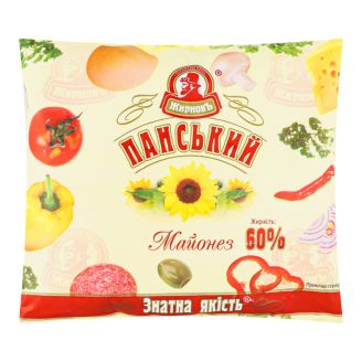 Майонез Панський п/е 60% 330г Жирнов