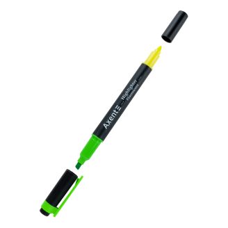 60387 Маркер Highlighter Dual 2-4 мм клиноп. зелений+жовт. 2534-04-A