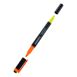 60388 Маркер Highlighter Dual 2-4 мм клиноп. помаран+жовт. 2534-12-A