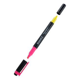 60392 Маркер Highlighter Dual 2-4 мм клиноп. рожевий+жовт 2534-10-A