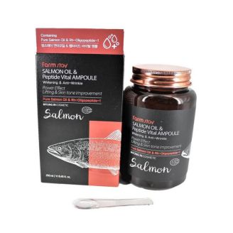 Farmstay Сироватка багатофункциональна з олією лосося та пептидами Salmon oil & peptide 250 мл