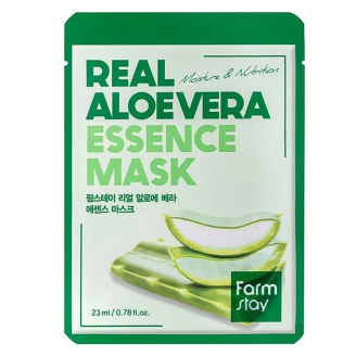 Farmstay Маска для обличчя тканинна Алое Real aloe vera essence mask 23 мл