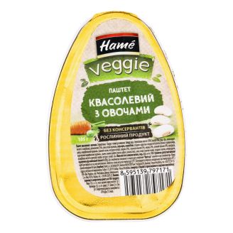 Паштет Квасолевий з Овочами, ал/б, 105 г HAME
