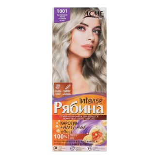 Acme Color Рябина Фарба для волосся №1001 Платиновый Блонд