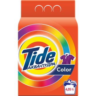 Порошок для прання Tide Аква пудра для кольорових речей 4.05кг