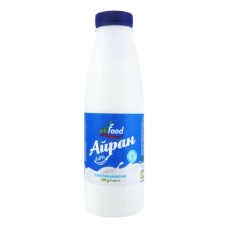 Напій кисломолочний "АЙРАН" н/ж 420г пл.ТМ Ekfood