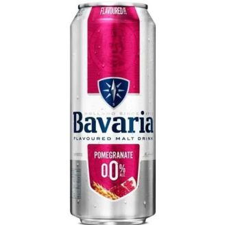 Напій солод. Bavaria б/а гранат 0.5 з/б