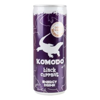 Напій енергетичний ТМ KOMODO Чорна Смородина ПОЛЬЩА 0,25л з/б