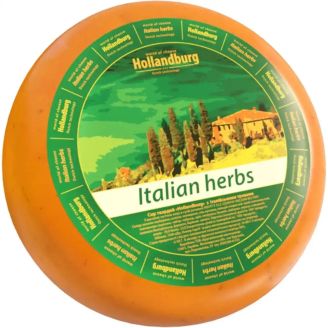 Сир з Італійськими травами 50% ТМ Hollandburg Україна (ВАГ.)