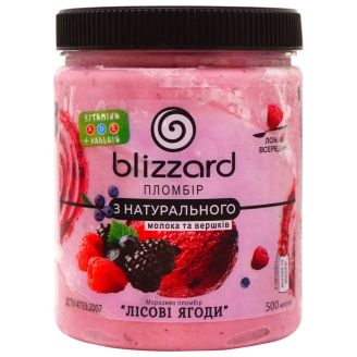 Морозиво пломбір "Лісові ягоди" 500мл №18 ТМ Blizzard
