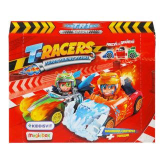 Машинка-конструктор T-RACERS - МІКСУЙ ТА ДРАЙВУЙ (з гонщиком, в асорт., в дисплеї),  PTR1D208UA01