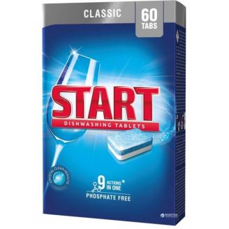 Таблетки для  посудомийних машин START CLASSIC  60 шт