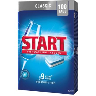 Таблетки для  посудомийних машин START CLASSIC  100 шт