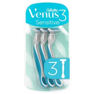 Gillette Бритва одноразова жіноча Venus Sensitive 3 леза 3шт