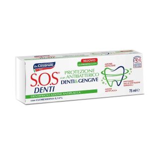 ***Pasta del Capitano SOS DENTІ Зубна паста Protection with chlorhexidine 75 мл