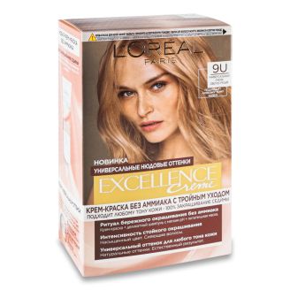 L'Oreal Excellence Фарба для волосся 9U Універсальний дуже світло-русявий
