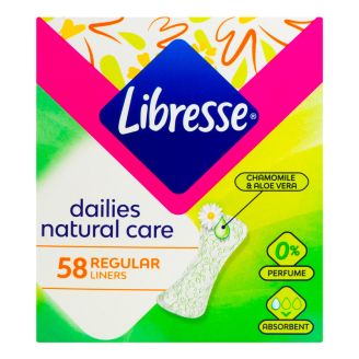 Прокладки Libresse Natural Care Normal 58шт