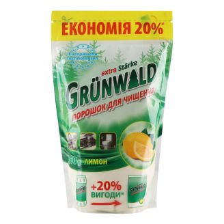 Порошок для чистки Grunwald Лимон 500 гр (дой-пак)