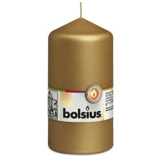 Свічка стовпчик 130/68, золотий 103615300182