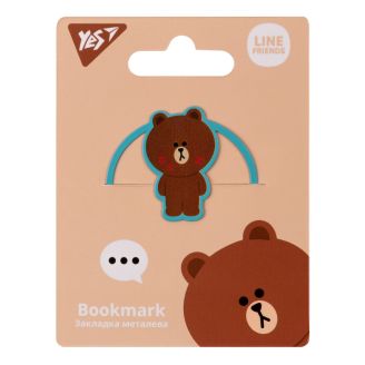 707832 Закладка металева YES Line Friends