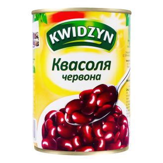 Квасоля червона консервована 400г(з/б) Kwidzyn Польща
