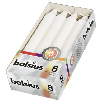 Свiчка 180/21,3  8шт. біла 103603671802