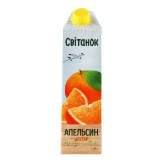 Нектар Апельсиновий  т/п  0,95 л Світанок