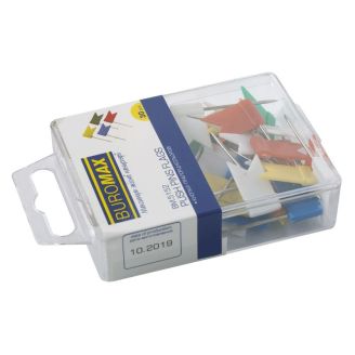 BM.5152 Кнопки-цвяшки кольор. "прапорці", 30шт., пласт.контейнер