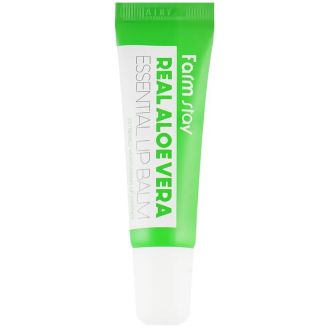 Farmstay Бальзам для губ алоє Real aloe vera essential lip balm 10 мл