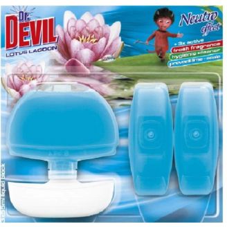 Туалетний блок Dr. DEVIL Лагуна Лотоса 3*55г