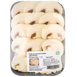 Гриби печериці "Слайси" 250г