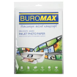 BM.2225-4020 Фотопапір матовий А4, 180 гм2, 20ар.
