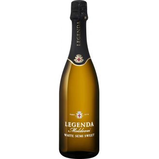 Вино ігристе  "LEGENDA MOLDOVEI" біл н/сол 0,75л Молдова