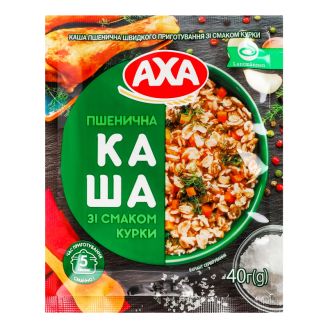 Каша пшенична зі смаком курки 40г Аха