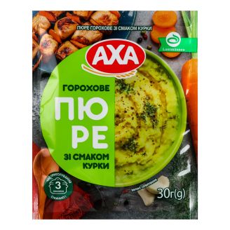 Пюре горохове зі смаком курки 30г Аха