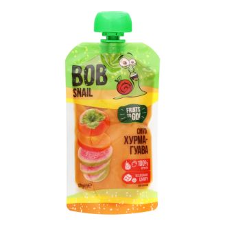Смузі Хурма-Рожева Гуава"пастеризоване 120 г BOB SNAIL