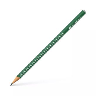 118239 ОЛІВЕЦЬ ЧОРНОГРАФІТНИЙ GRIP SPARKLE FOREST GREEN TРИГРАННИЙ 32045