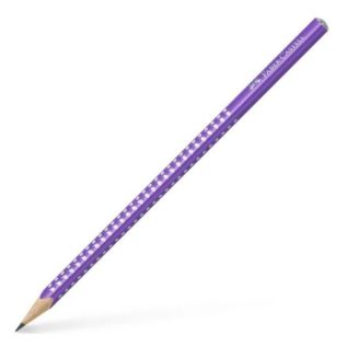 118263Р ОЛІВЕЦЬ ЧОРНОГРАФІТНИЙ GRIP SPARKLE VIOLET METALLIC TРИГРАННИЙ 32295