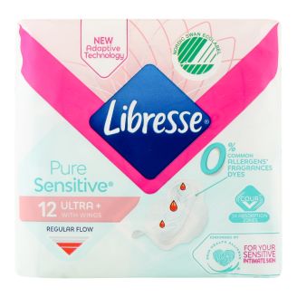 Прокладки критичні Libresse Pure Sensitive Ultra 12шт 2кр*