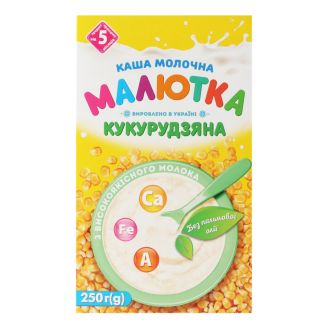 Каша молочна кукурудзяна250г Малютка