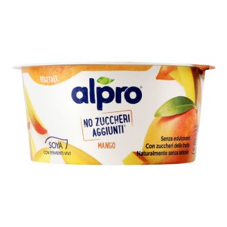 Продукт соєвий ферментований без цукру Манго 135г  ст. Альпро Бельгія