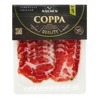 Продукт із свинини с/в Коппа (Coppa) в/г нар.серв. 100 г ТМ SALSUS