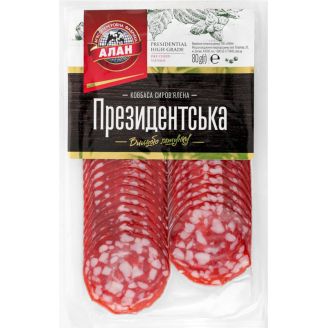 Нарізка Президентська с/в 80г  в/г Алан