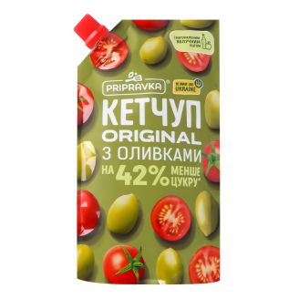 Кетчуп «Original з оливками» 250г д/п Pripravka