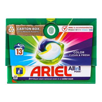 Капсули для прання ARIEL Чистота та Свіжість Для кольорового 13*19.7г*