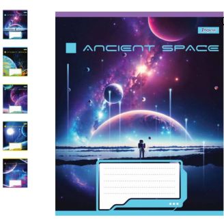 766435 Зошит А5/48 кл. 1В "Ancient space"