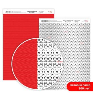 Папірдизайнерськийдвосторонній матовийBeincolor1,21х29,7см,200г/м2,ROSATALENT 5318025